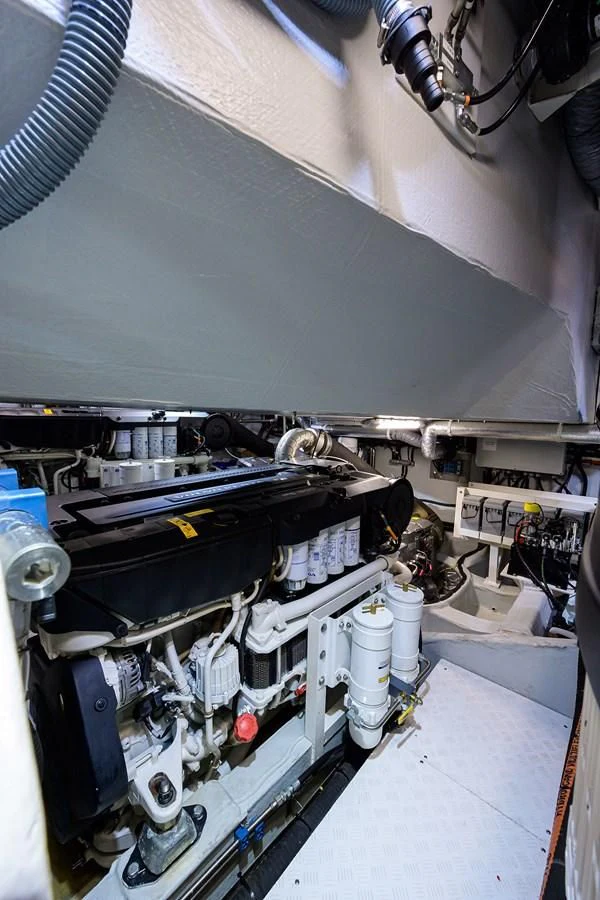 a machine in a room aboard SOCIAL DISTANCING Yacht for Sale