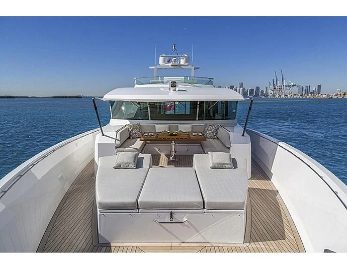 a boat on the water aboard SOCIAL DISTANCING Yacht for Sale