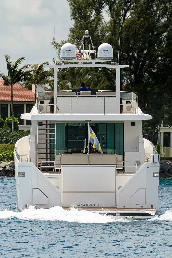 a boat on the water aboard SOCIAL DISTANCING Yacht for Sale