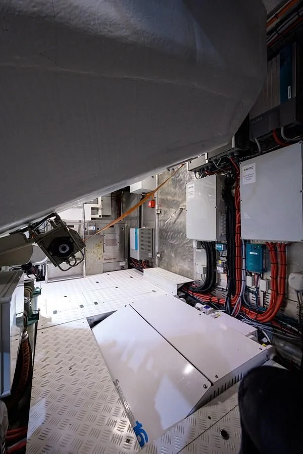 a close-up of a machine aboard SOCIAL DISTANCING Yacht for Sale