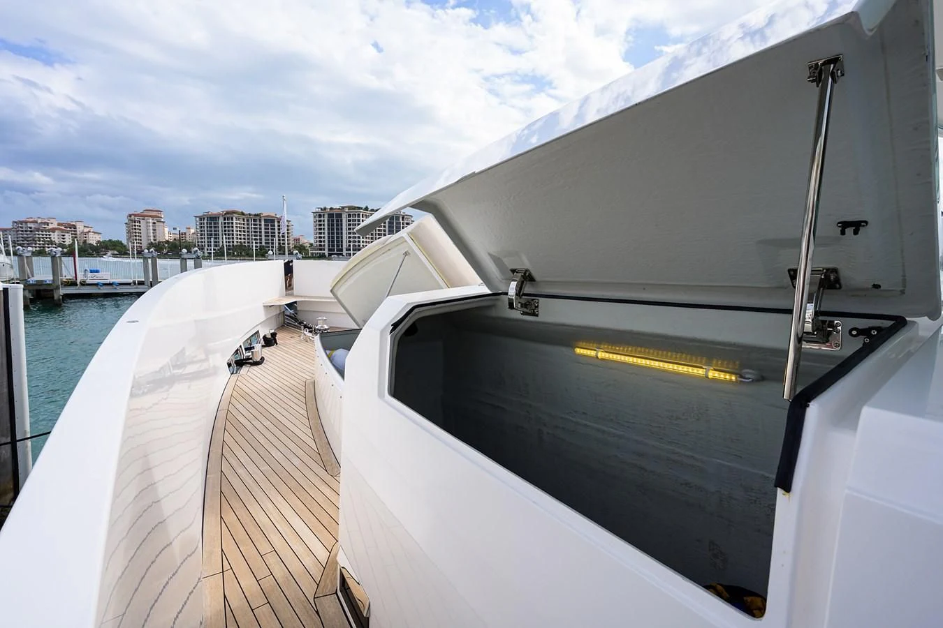 a boat on the water aboard SOCIAL DISTANCING Yacht for Sale