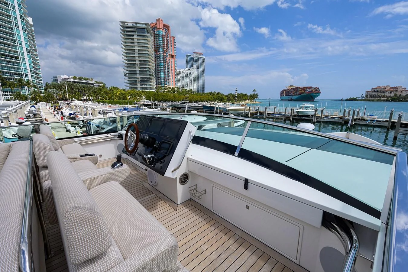 a deck of a boat aboard SOCIAL DISTANCING Yacht for Sale