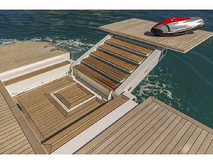 a deck on a boat aboard SOCIAL DISTANCING Yacht for Sale