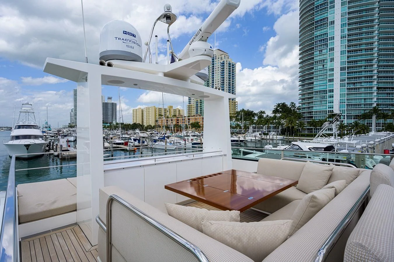 a boat on the water aboard SOCIAL DISTANCING Yacht for Sale