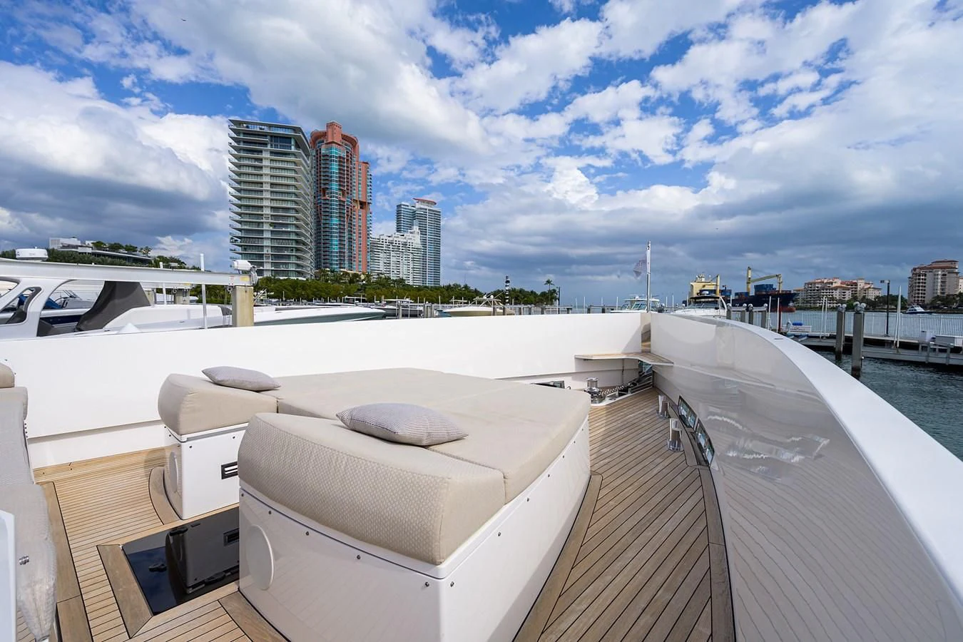 a boat on a body of water aboard SOCIAL DISTANCING Yacht for Sale