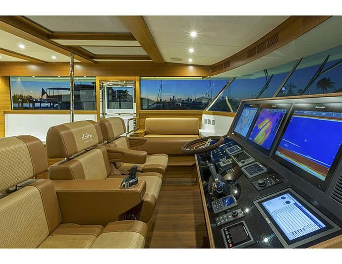 a room with many computers aboard SOCIAL DISTANCING Yacht for Sale
