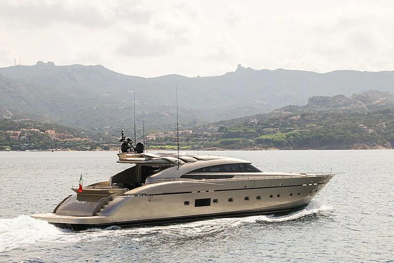 a boat on the water aboard MUSA Yacht for Sale