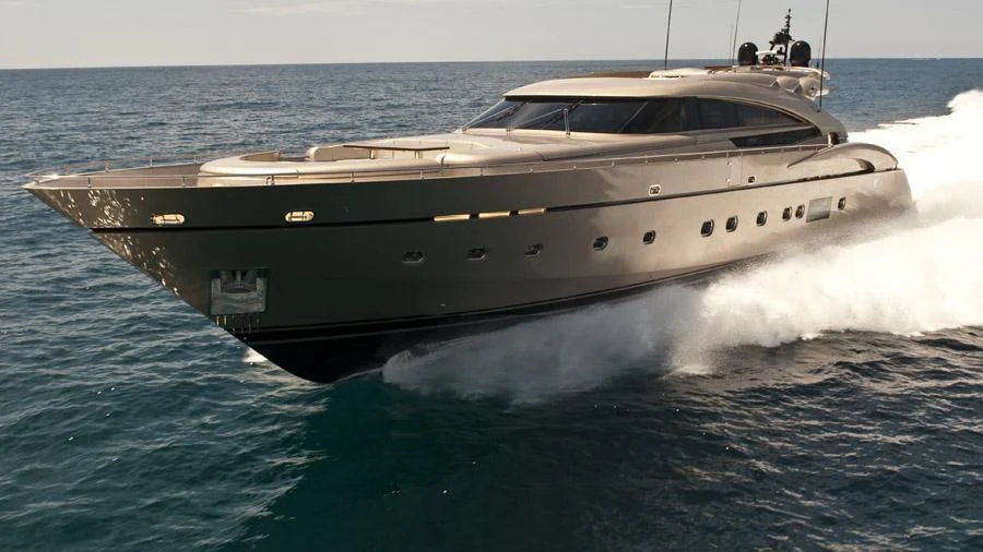 a boat on the water aboard MUSA Yacht for Sale