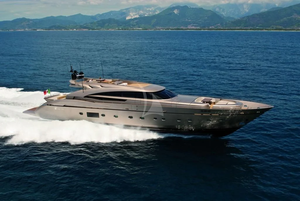 a boat on the water aboard MUSA Yacht for Sale