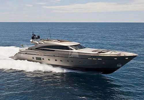 a boat on the water aboard MUSA Yacht for Sale