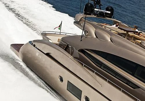 a boat on the water aboard MUSA Yacht for Sale