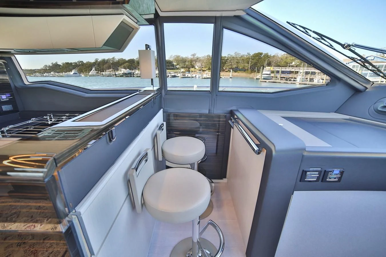 a toilet in a car aboard SIRONA JOANNAH Yacht for Sale