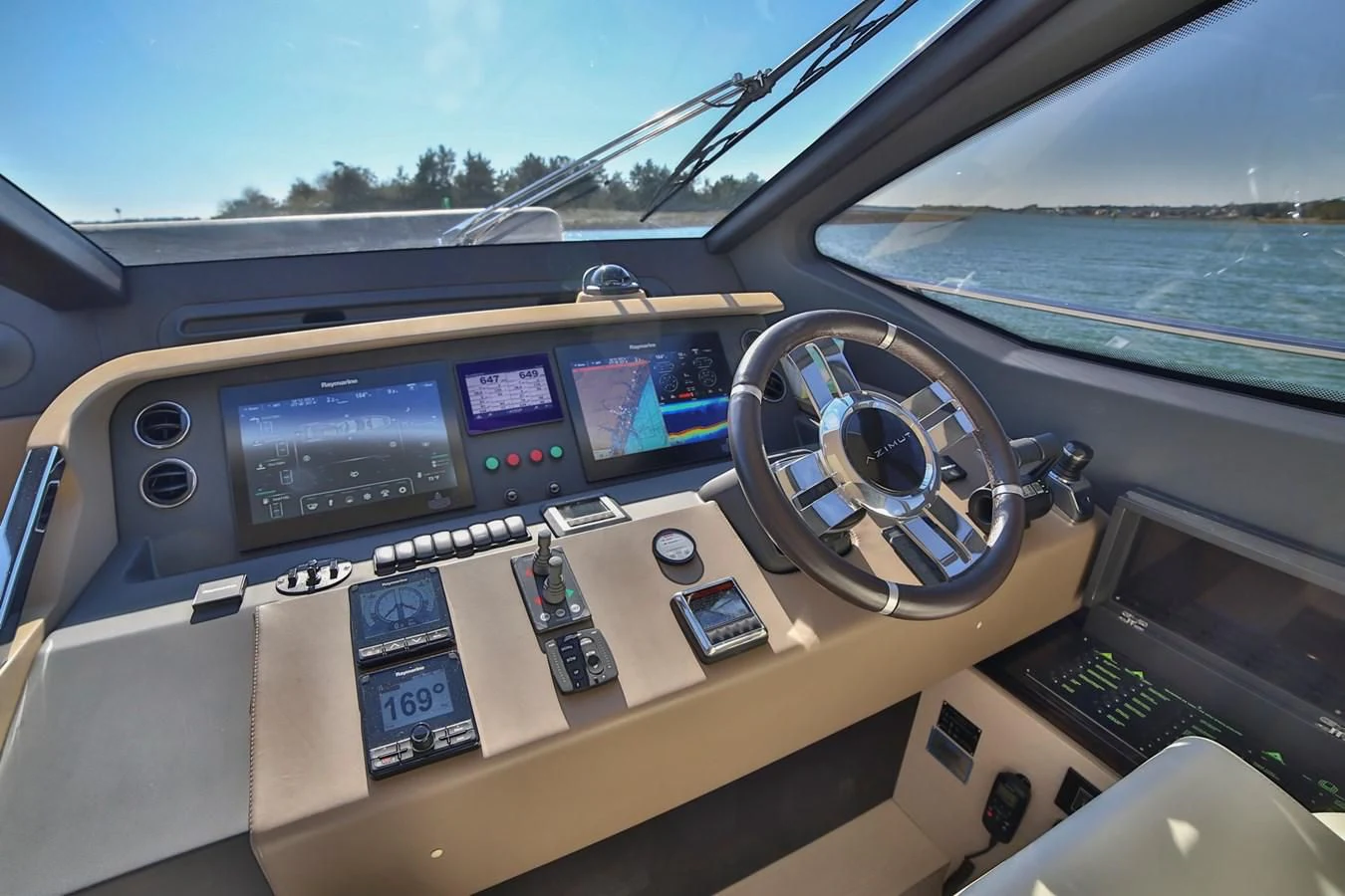 the inside of a car aboard SIRONA JOANNAH Yacht for Sale