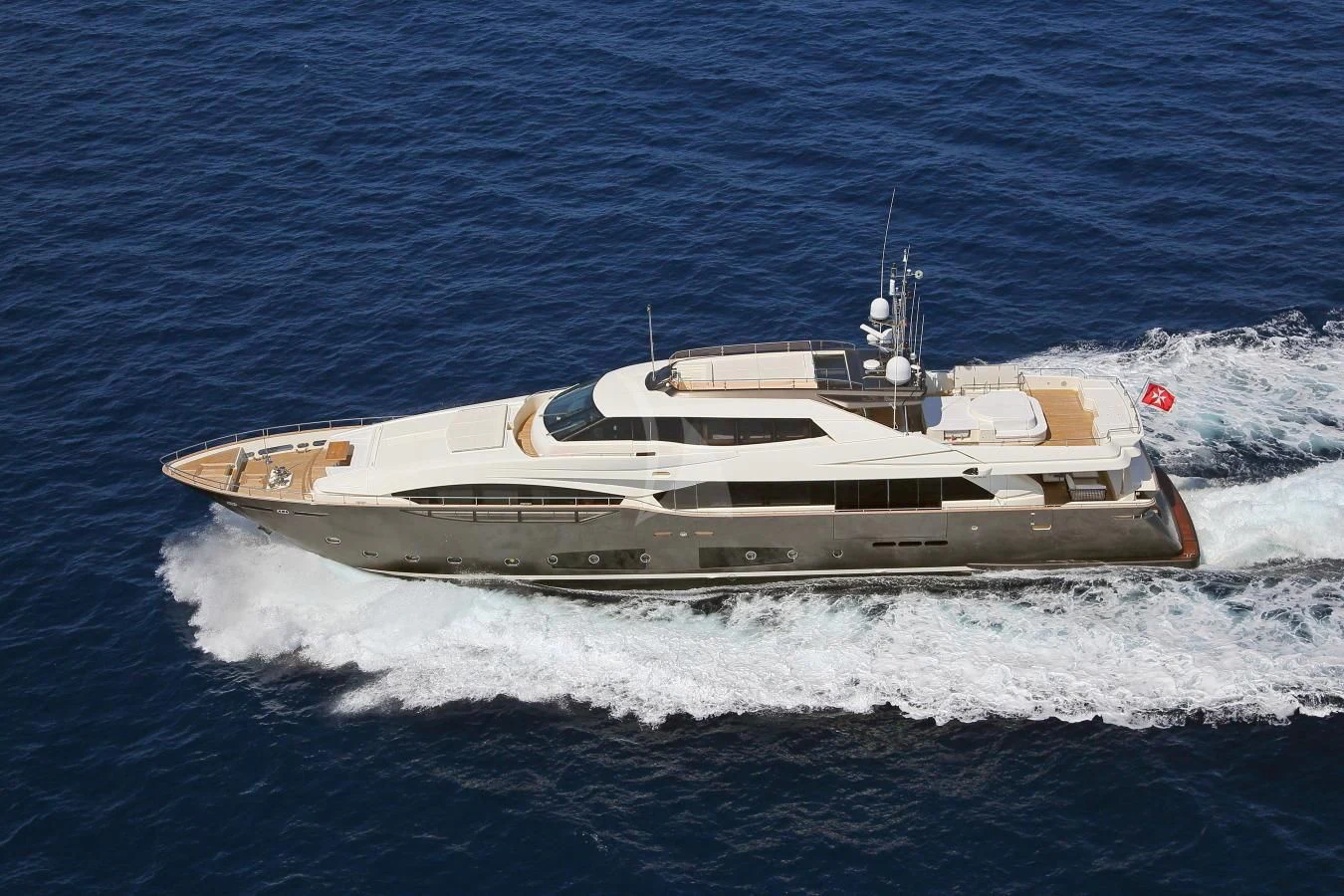 a boat on the water aboard VELA Yacht for Sale