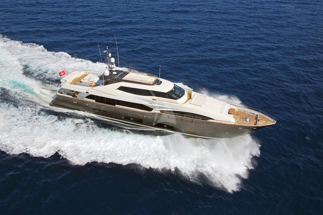 a boat on the water aboard VELA Yacht for Sale
