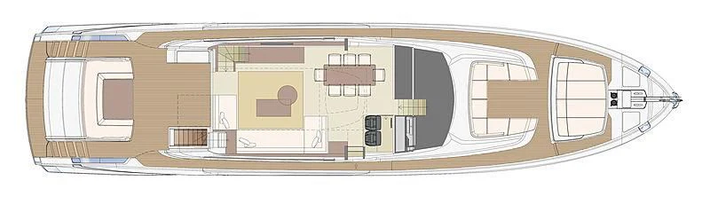 diagram aboard SPACE COWBOY Yacht for Sale