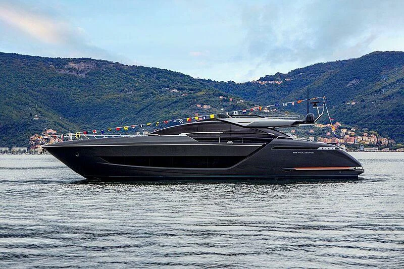 a large ship in the water aboard SPACE COWBOY Yacht for Sale