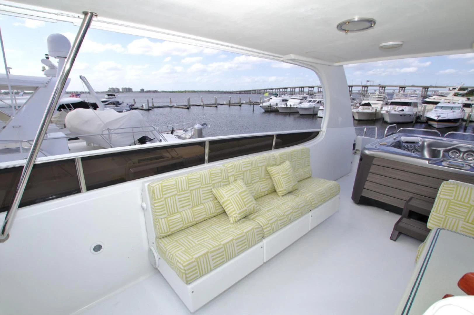 a large white boat in a large body of water aboard CHRISTMAS SPIRIT Yacht for Sale