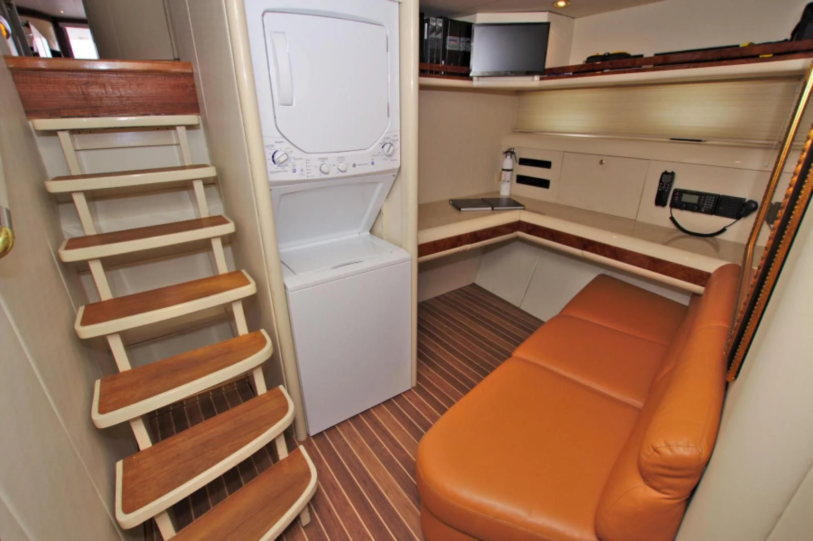 a white machine in a room aboard CHRISTMAS SPIRIT Yacht for Sale