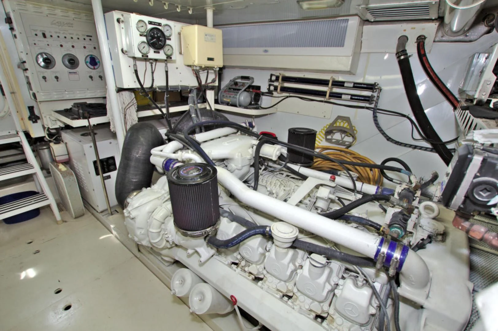 a machine with wires aboard CHRISTMAS SPIRIT Yacht for Sale