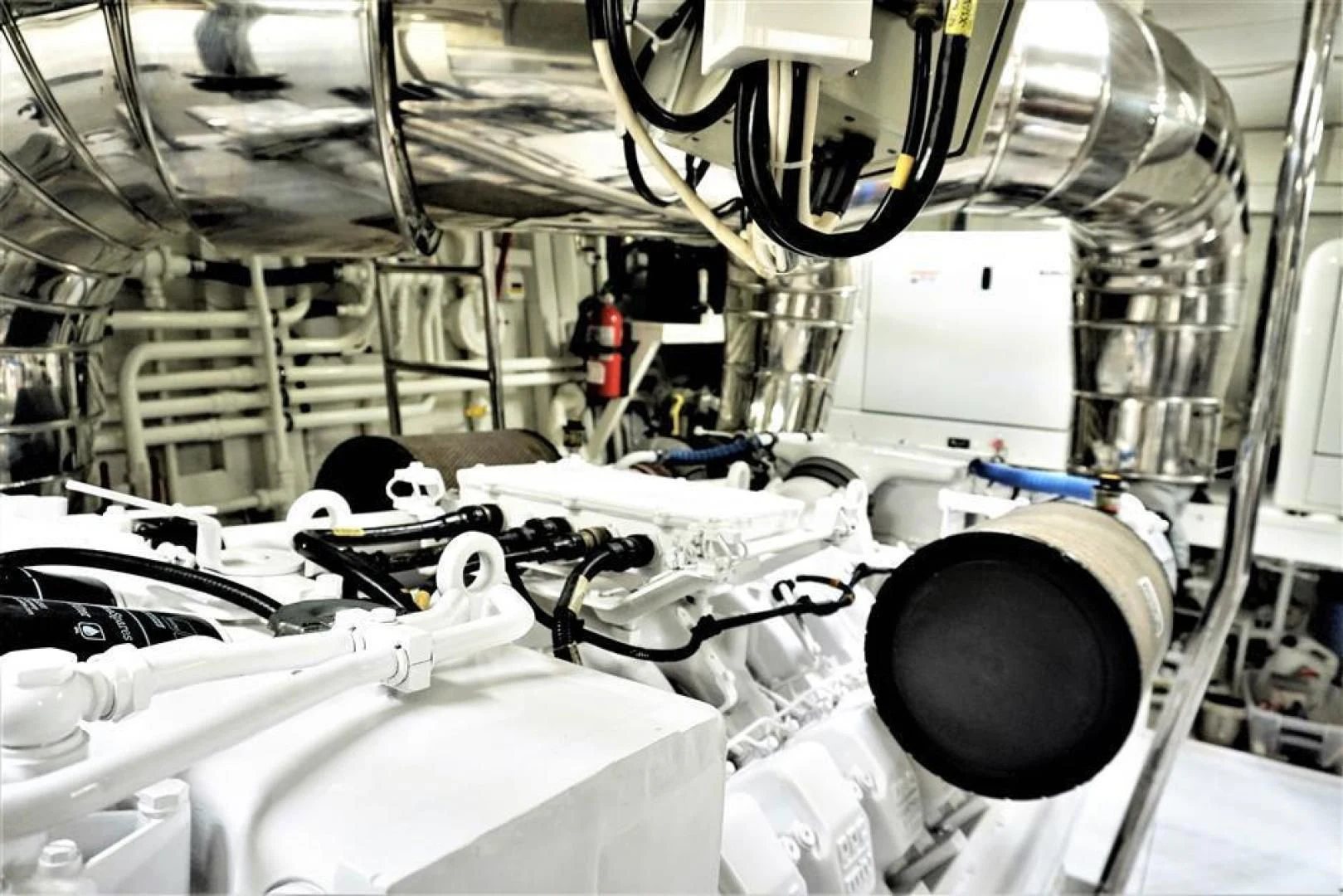 a room with several machines aboard CAROBELLE Yacht for Sale