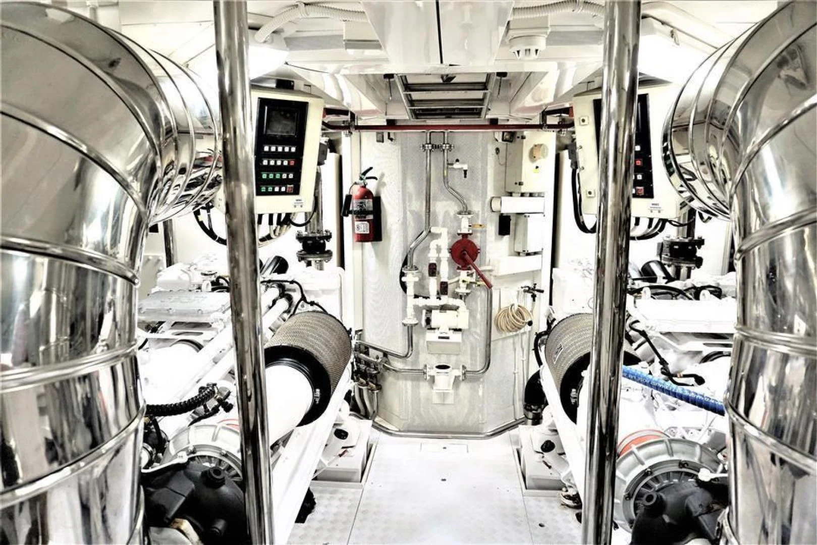 a large machine with large wheels aboard CAROBELLE Yacht for Sale