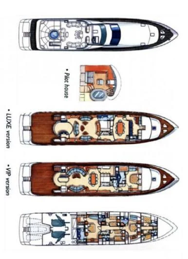 a couple of skateboards aboard CAROBELLE Yacht for Sale