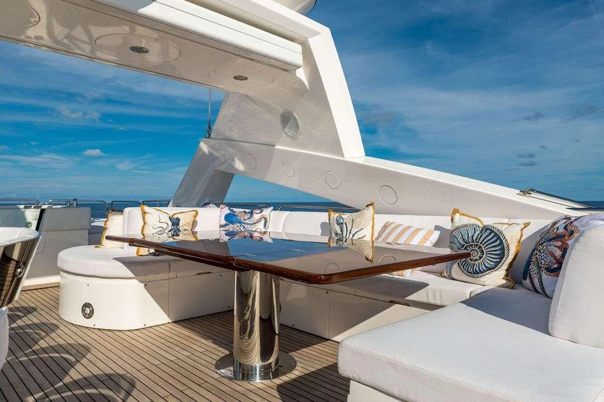 a boat on the water aboard ABOUT TIME Yacht for Sale