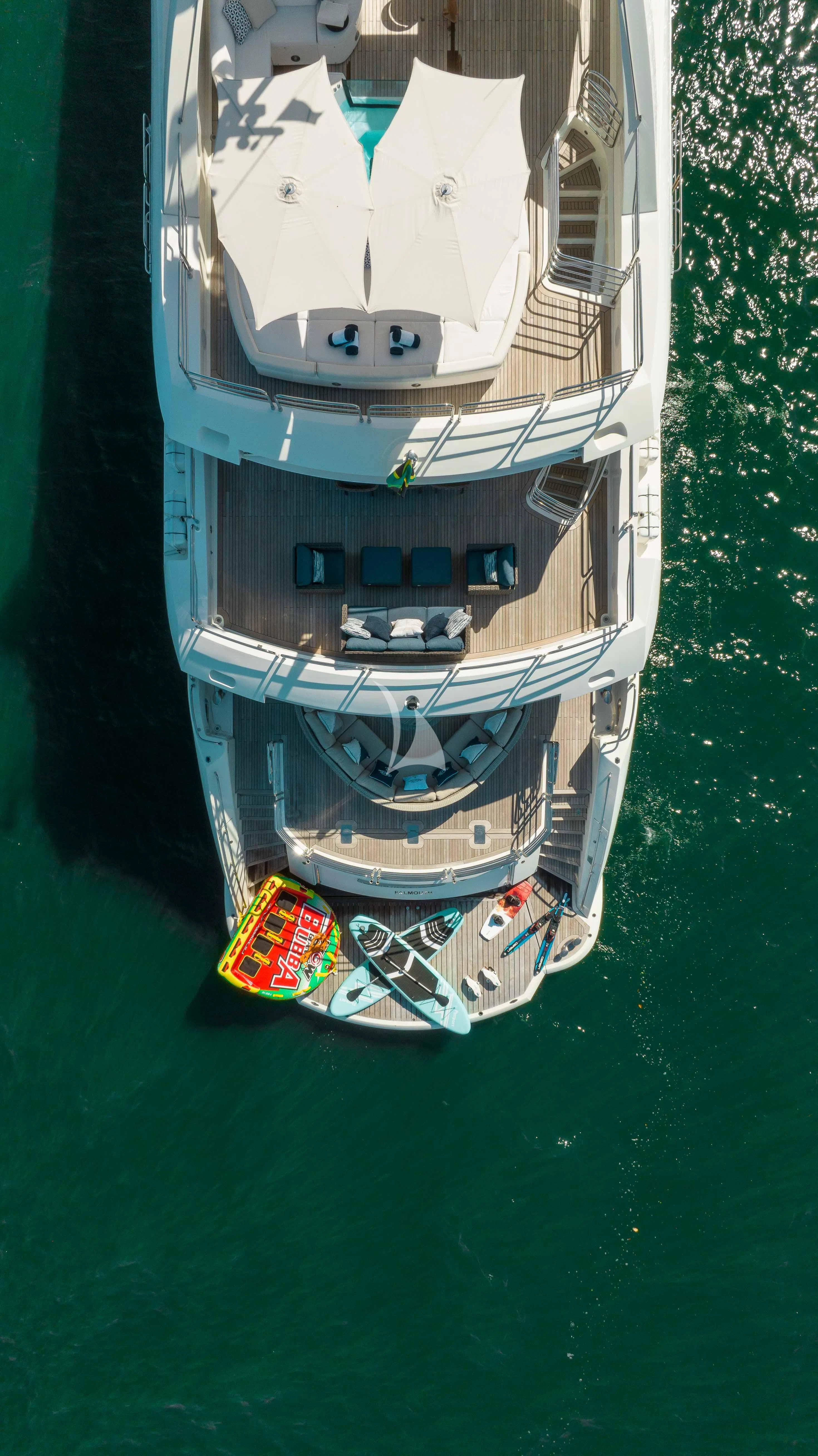 a boat on the water aboard ABOUT TIME Yacht for Sale