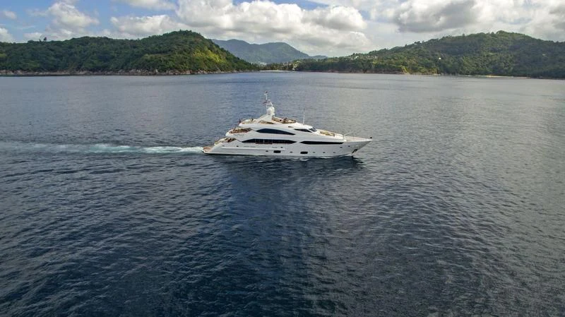 a boat on the water aboard ABOUT TIME Yacht for Sale