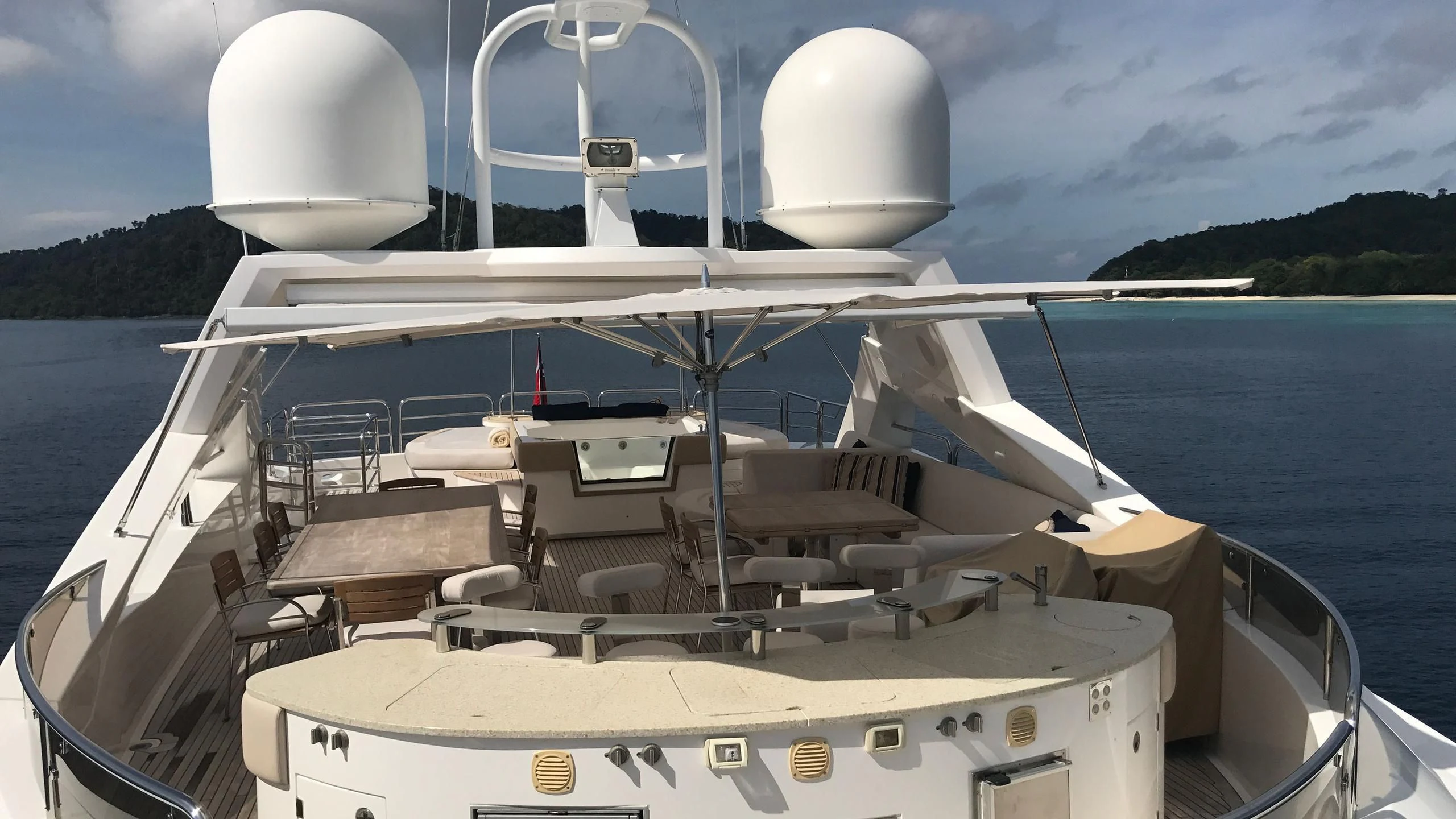 a boat on the water aboard ABOUT TIME Yacht for Sale