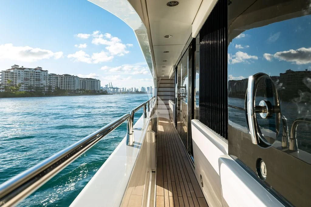 a boat on the water aboard ABOUT TIME Yacht for Sale