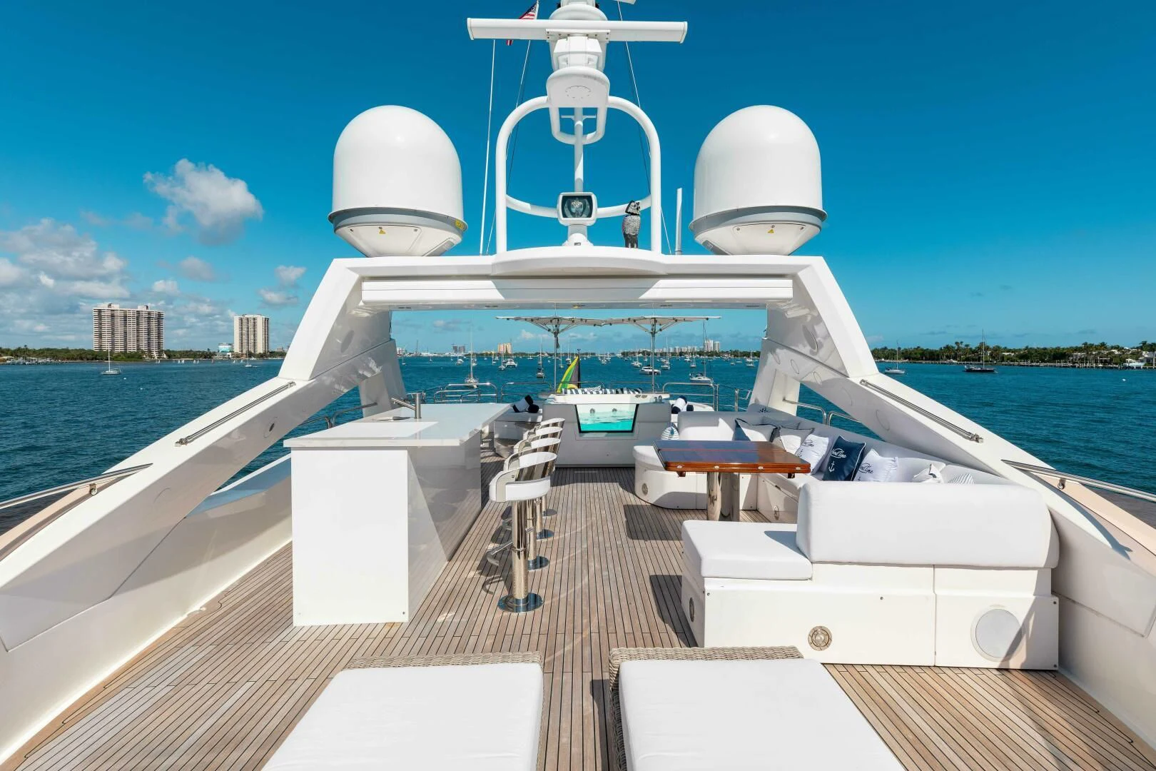 a boat on the water aboard ABOUT TIME Yacht for Sale
