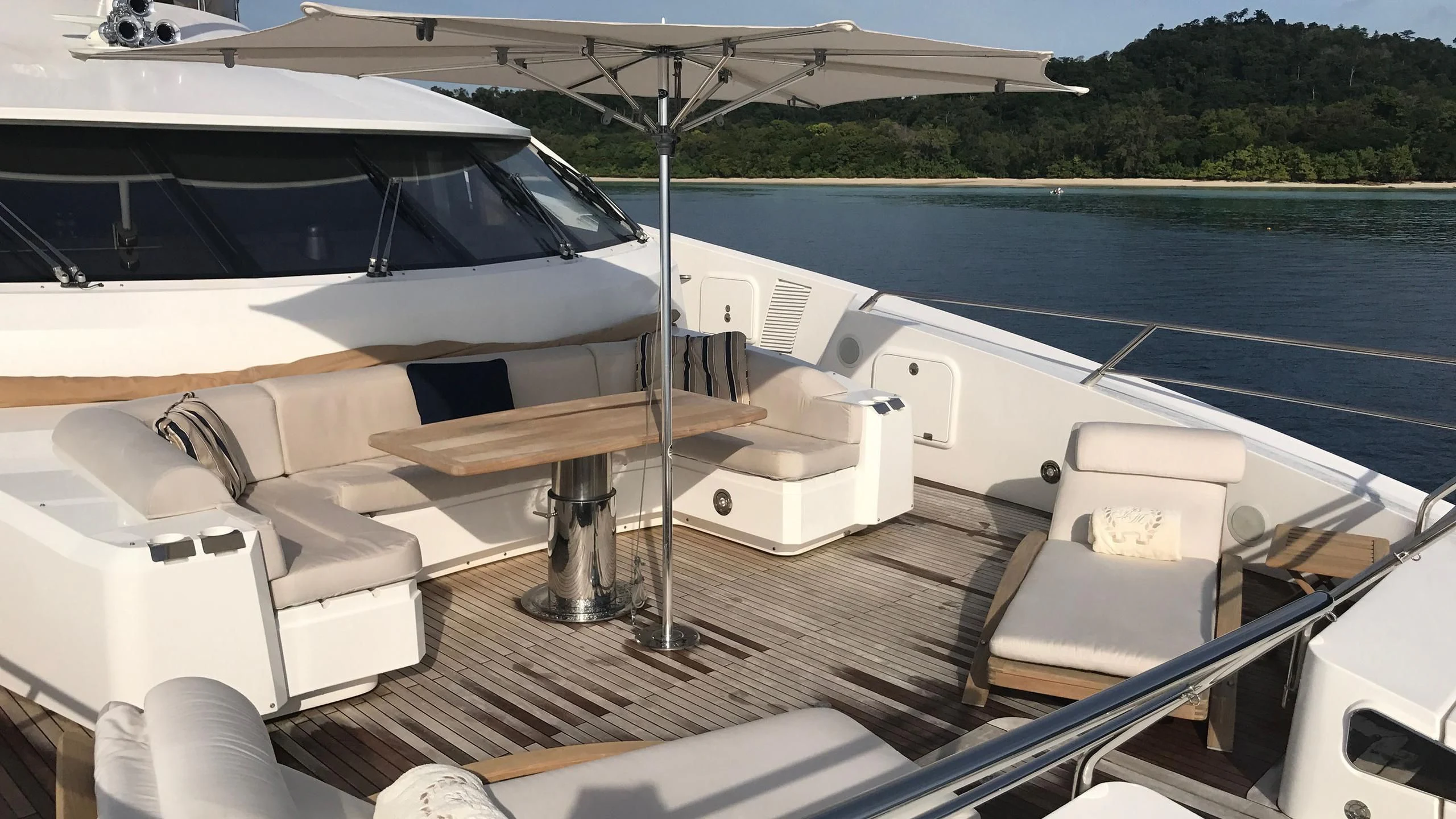 a boat on the water aboard ABOUT TIME Yacht for Sale