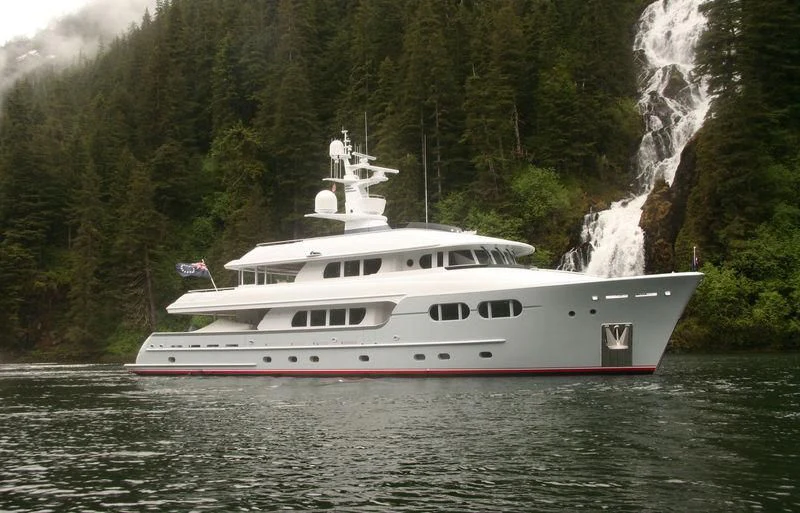 a boat on the water aboard MARAMA Yacht for Sale