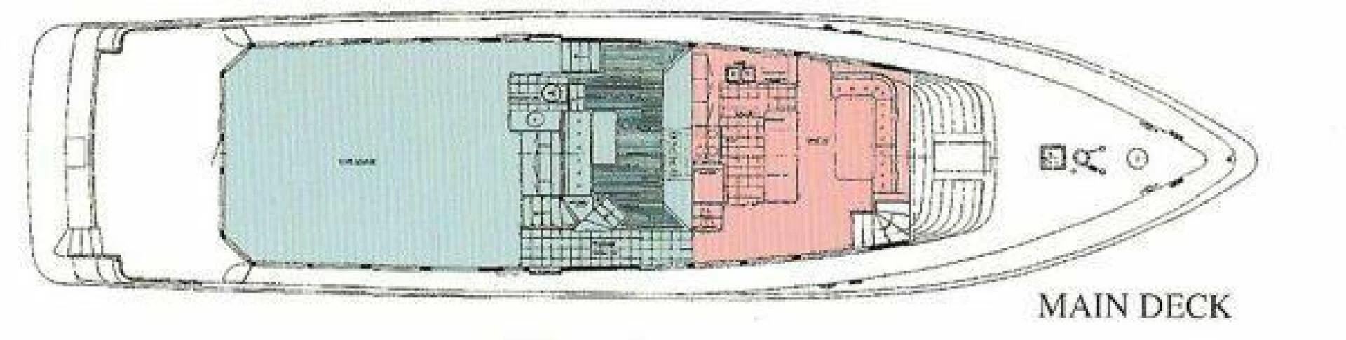 diagram aboard VICTORY Yacht for Sale