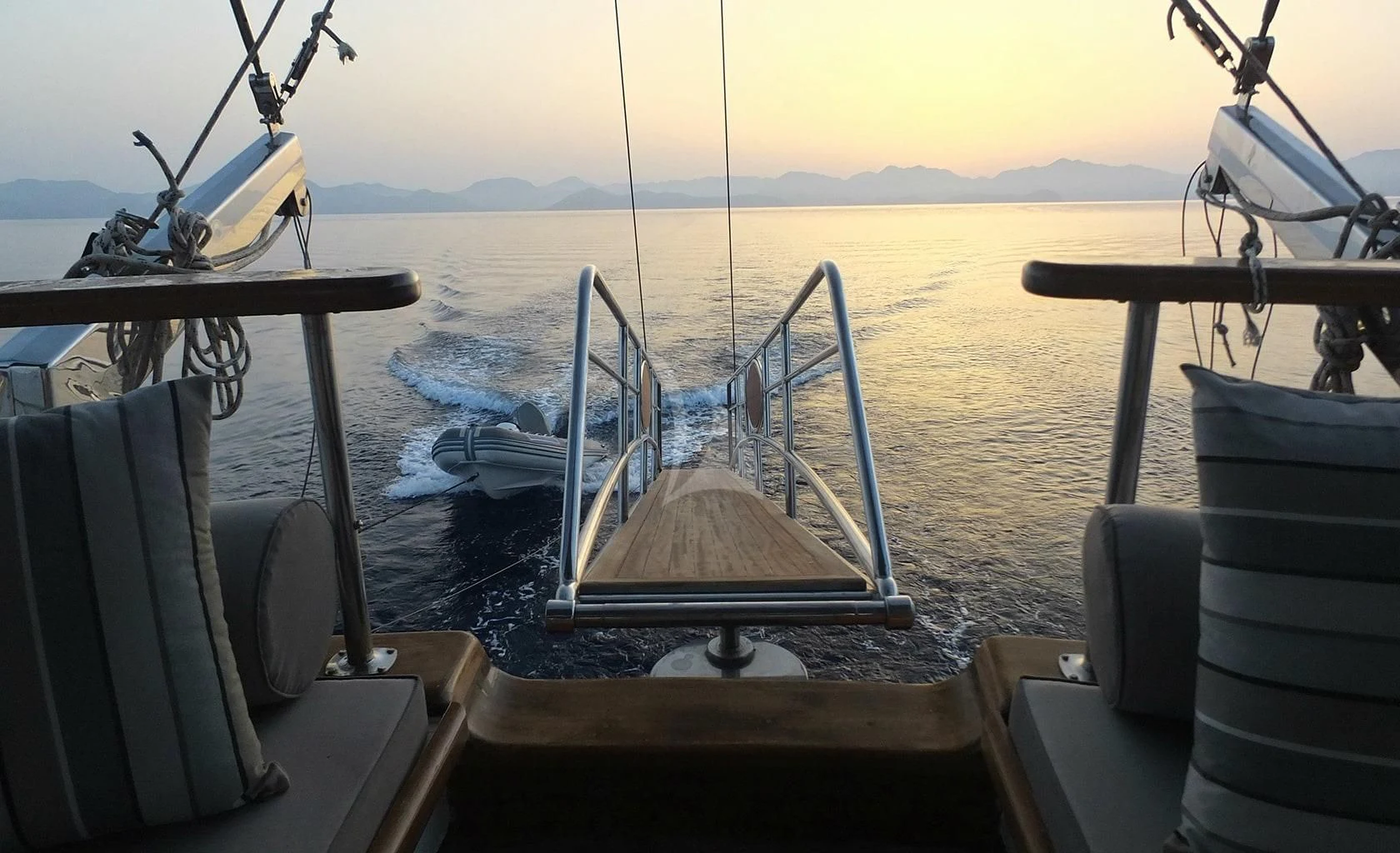 a boat on the water aboard KAPTAN MEHMET BUGRA Yacht for Sale