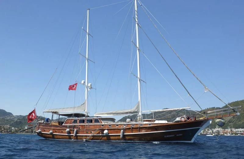 a boat on the water aboard KAPTAN MEHMET BUGRA Yacht for Sale
