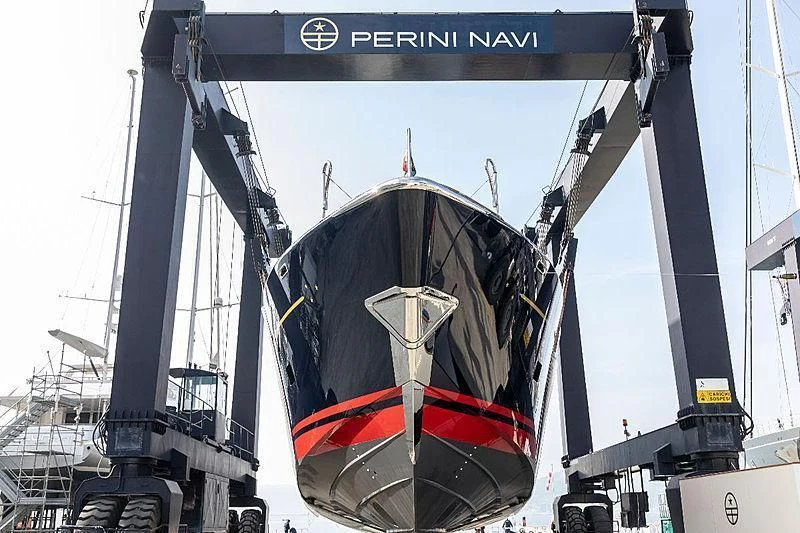 a close-up of a ship aboard BLUE ROSE Yacht for Sale