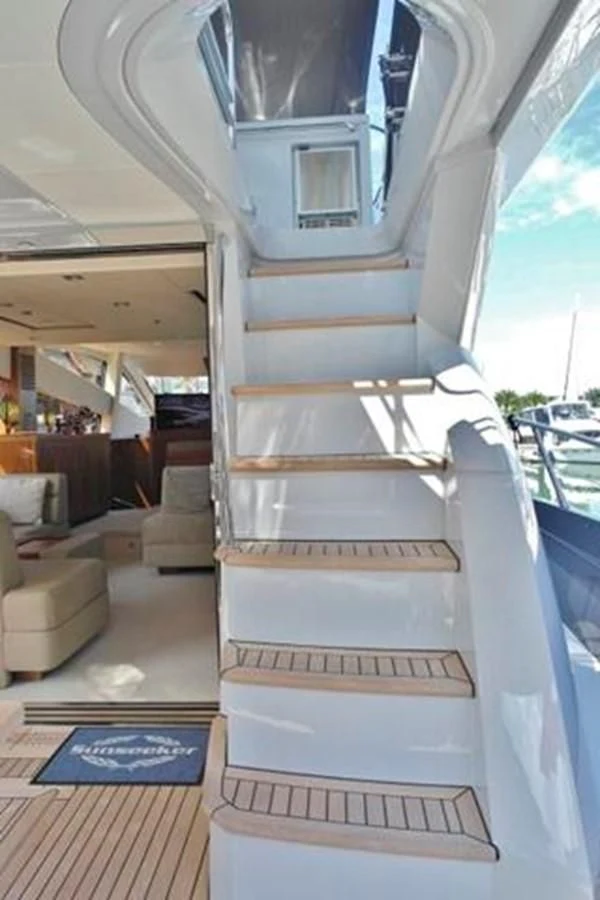 inside of a vehicle aboard SUNSEEKER MANHATTAN 63 Yacht for Sale
