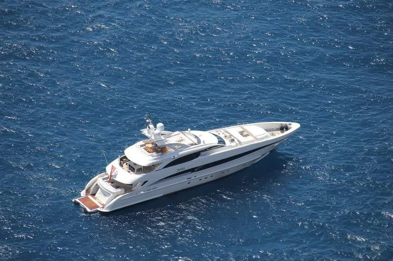 a boat in the water aboard JEMS Yacht for Sale