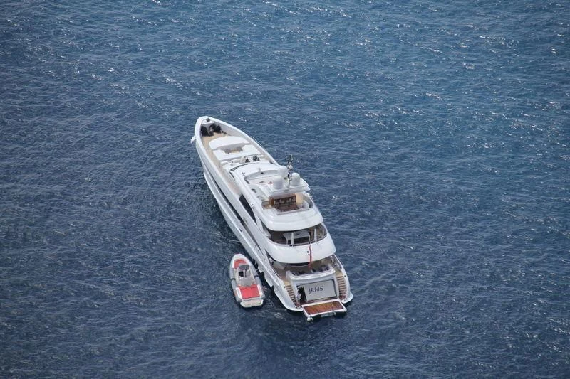 a boat in the water aboard JEMS Yacht for Sale