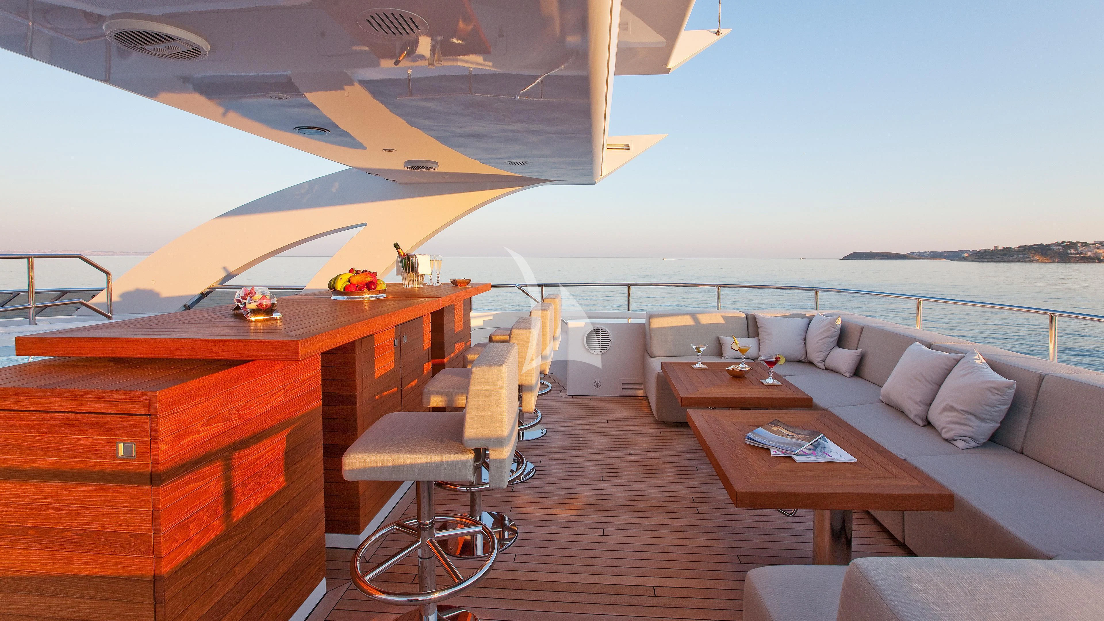 a boat on the water aboard JEMS Yacht for Sale