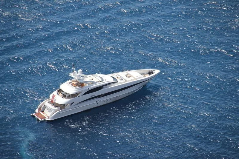 a boat in the water aboard JEMS Yacht for Sale