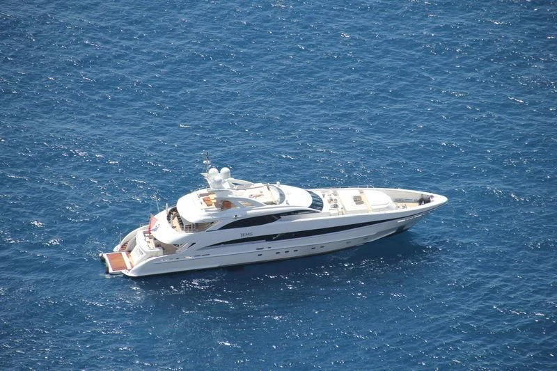 a boat in the water aboard JEMS Yacht for Sale