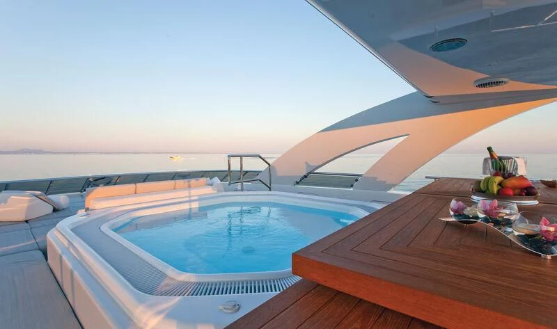 a boat on the water aboard JEMS Yacht for Sale