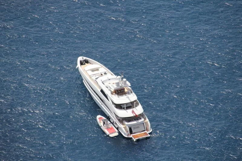 a boat in the water aboard JEMS Yacht for Sale
