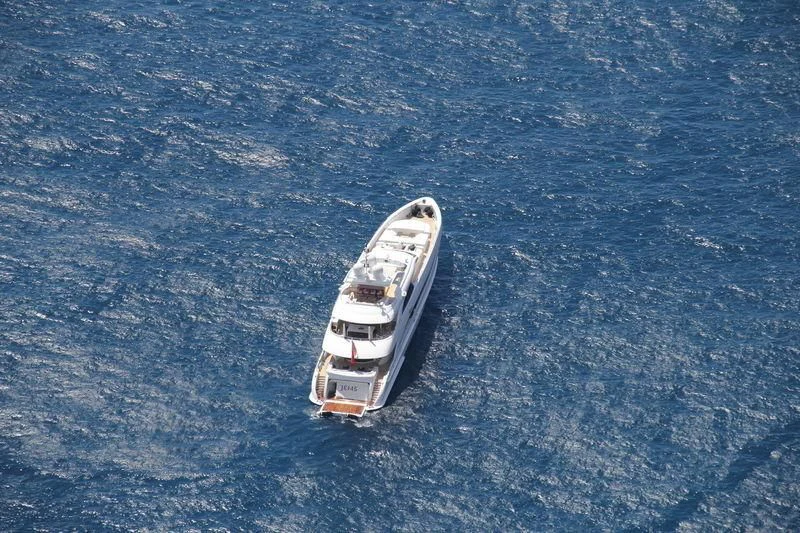a boat in the water aboard JEMS Yacht for Sale