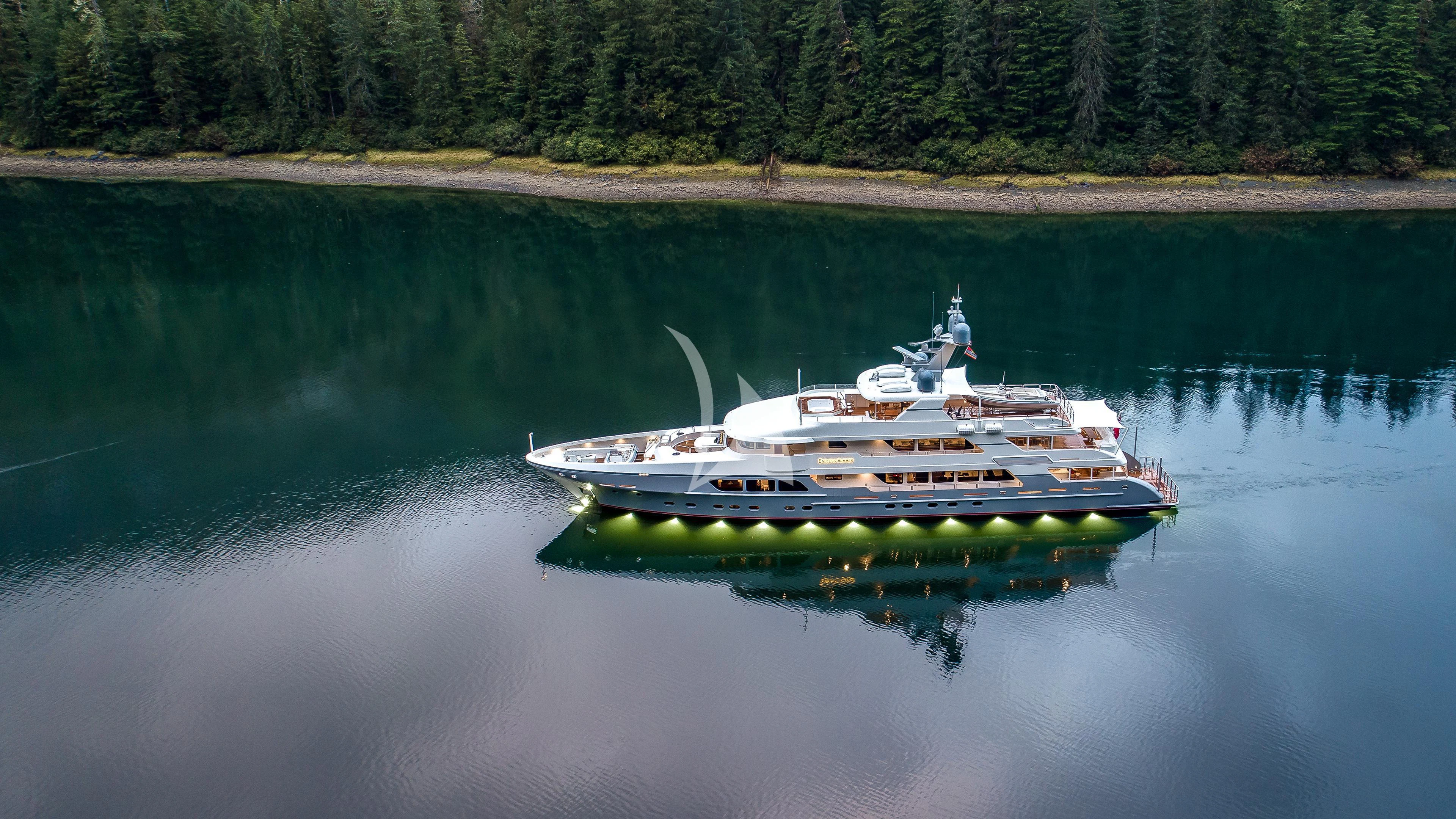 a boat on the water aboard ENDLESS SUMMER Yacht for Sale