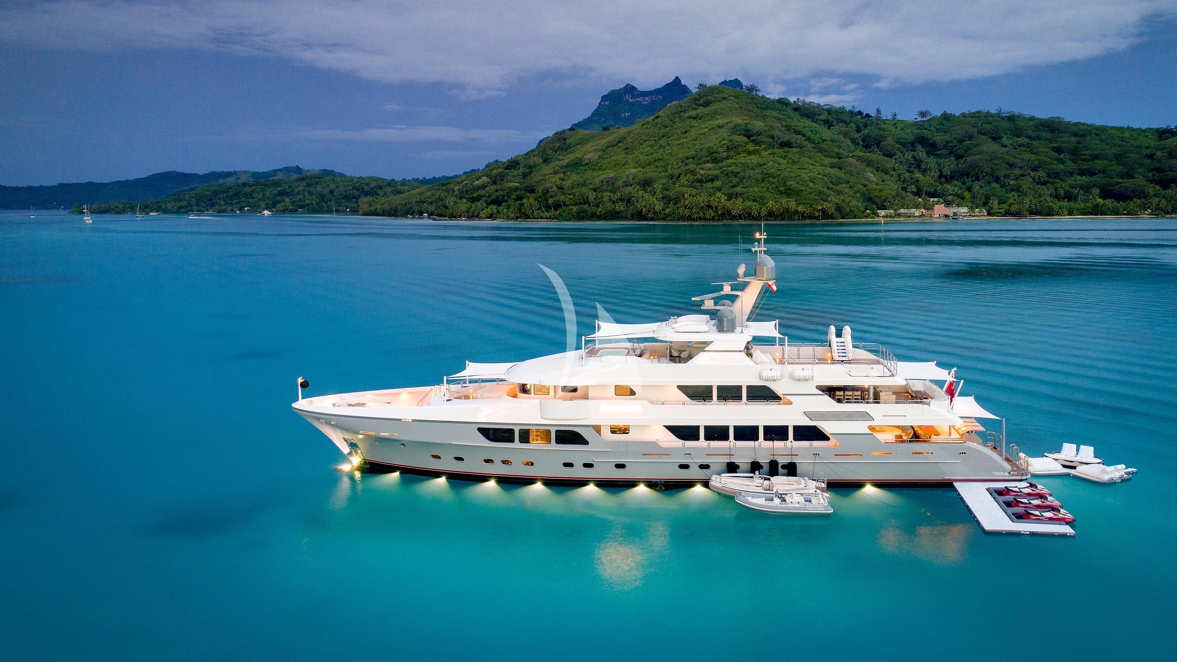 a boat on the water aboard ENDLESS SUMMER Yacht for Sale